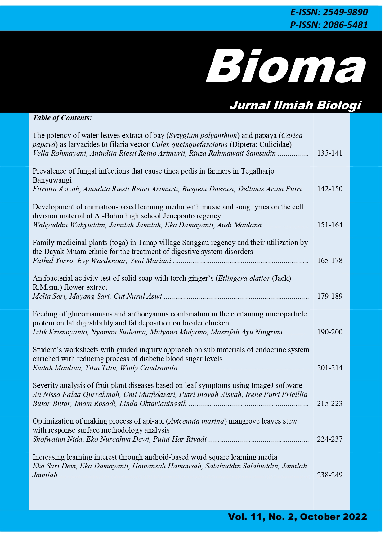 					View Vol. 15 No. 2 (2026): October 2026
				