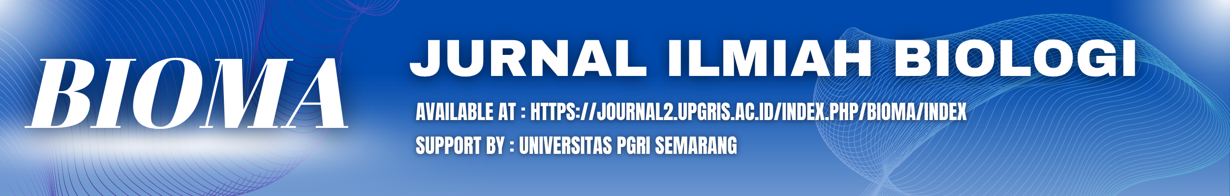 BIOMA : Jurnal Ilmiah Biologi
