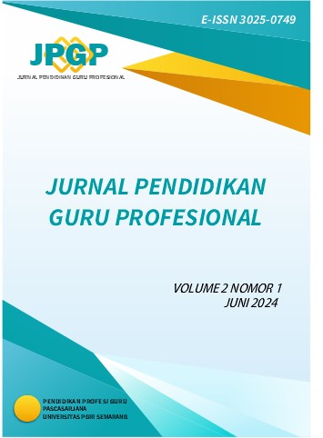 					View Vol. 2 No. 1 (2024): JURNAL PENDIDIKAN GURU PROFESIONAL
				