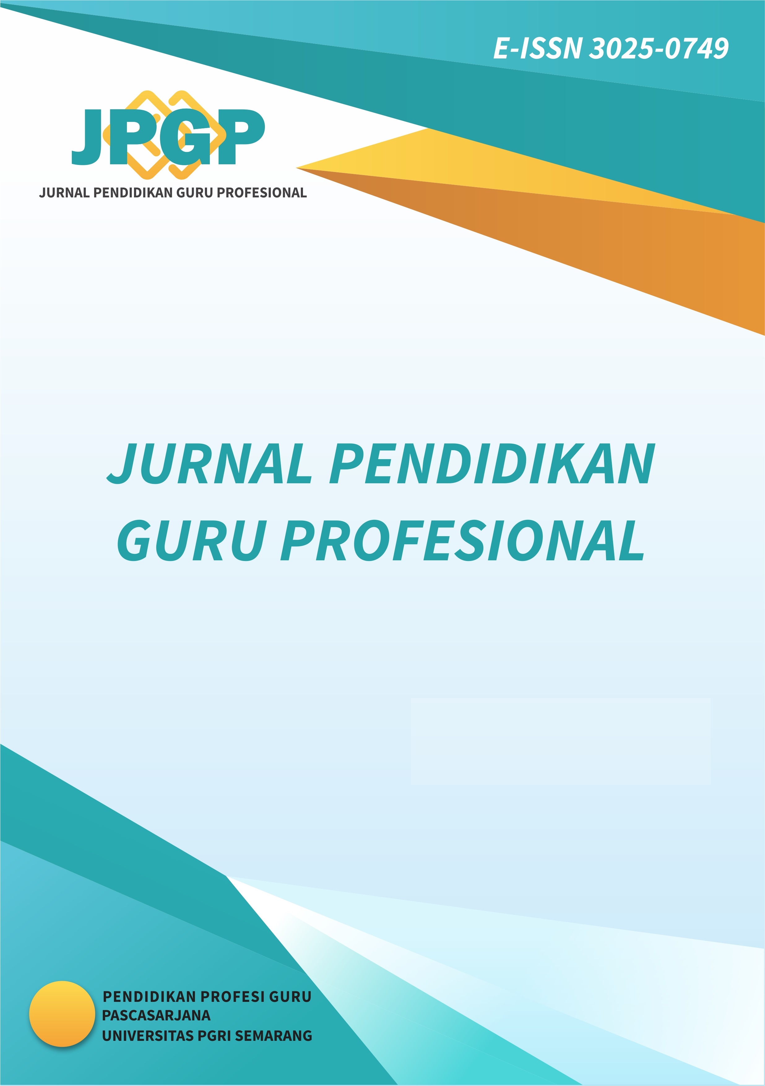 					View Vol. 2 No. 2 (2024): JURNAL PENDIDIKAN GURU PROFESIONAL
				